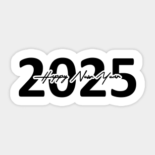 2025 Happy New Year Sticker